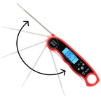 Digital grill thermometer, -50 °C to 300 °C, including LCD display