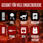 Thermomètre de barbecue « TempTender », avec boîtier de charge et application.