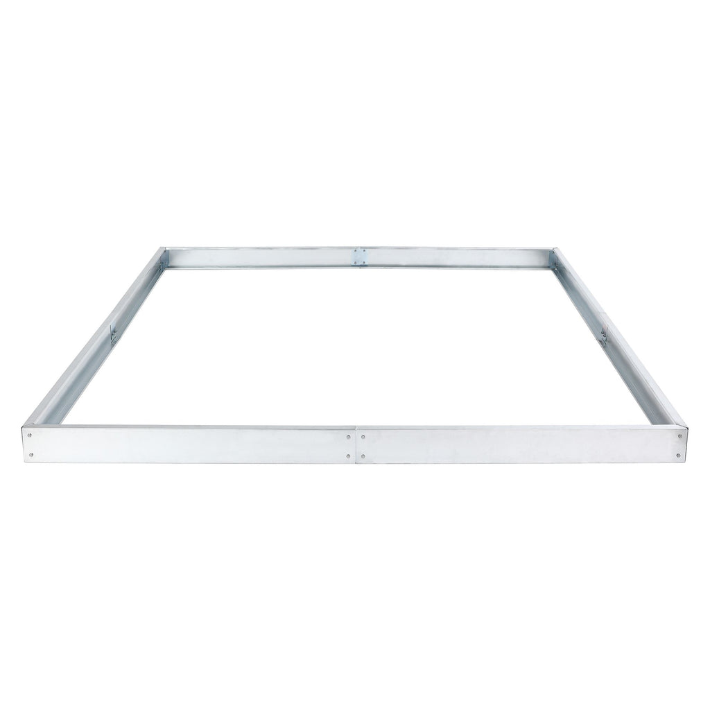 Foundation frame, 250 x 189 x 10 cm, galvanized steel foundation