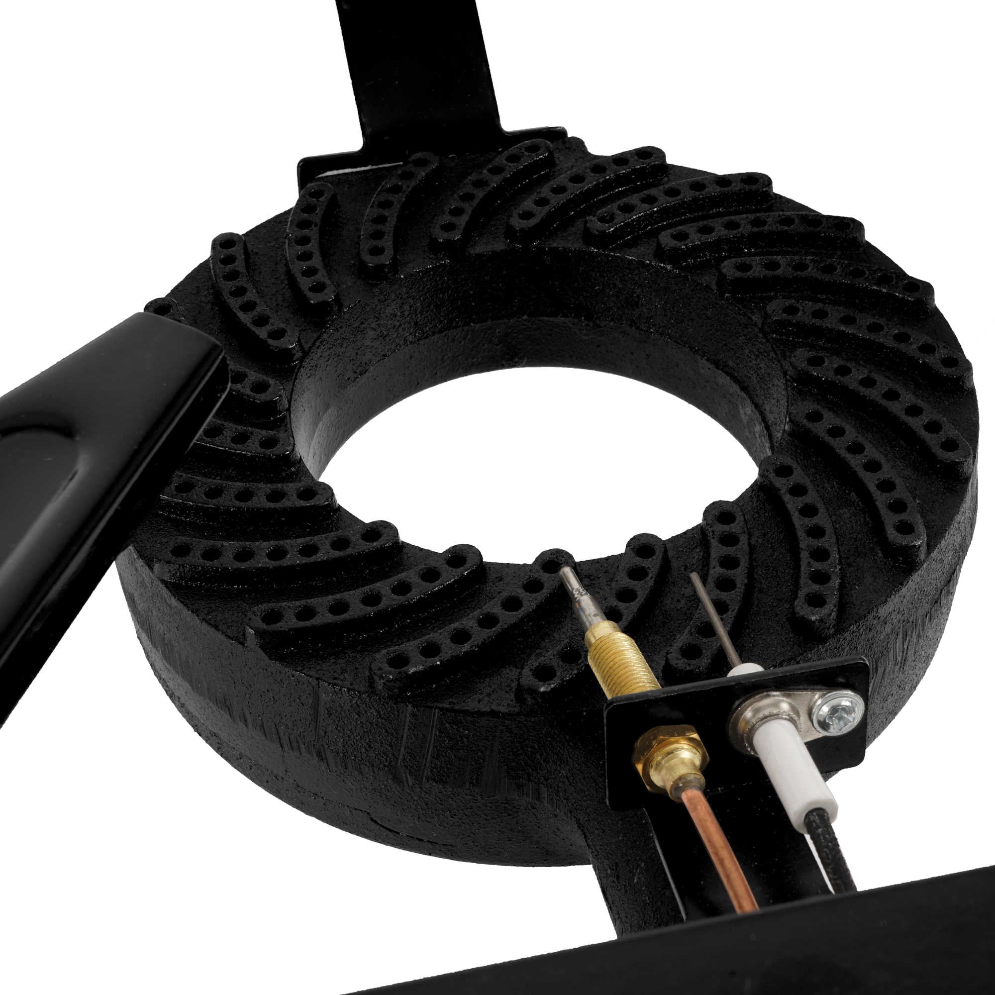 Cuisinière à gaz en fonte, 1 brûleur à gaz, 55 x 40 x 18,5 cm, 10,5 kW