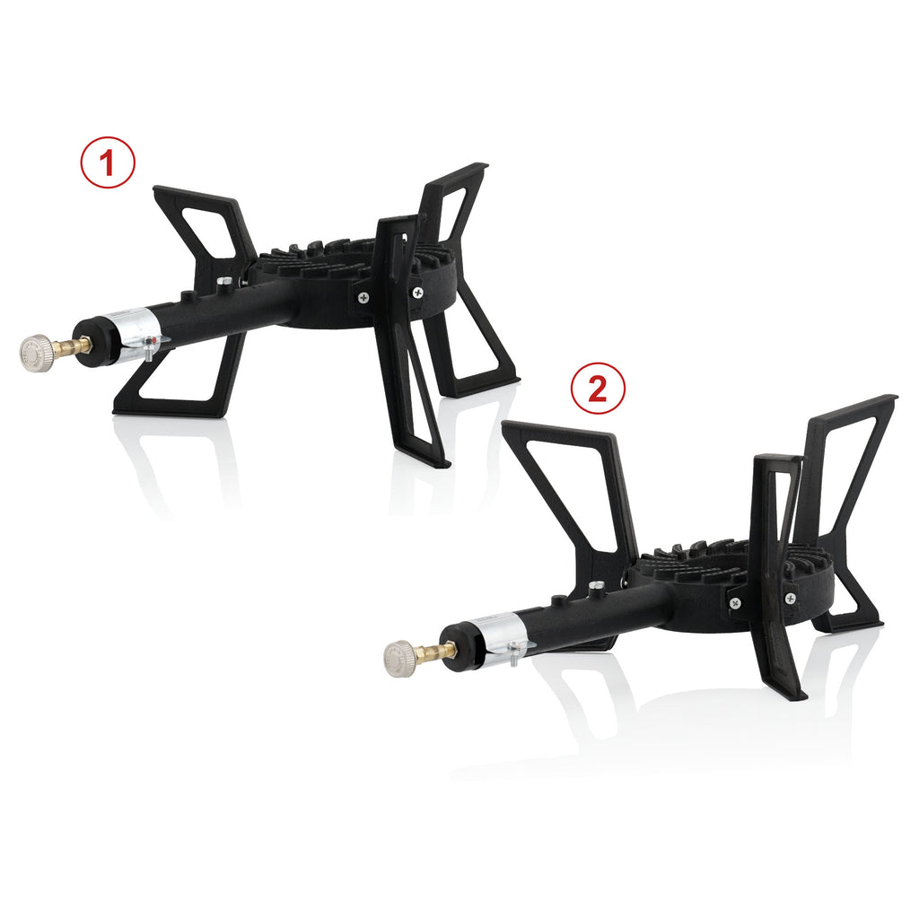 Cuisinière à gaz en fonte, 1 brûleur à gaz, 57 x 32,5 x 20,5 cm, 8 kW