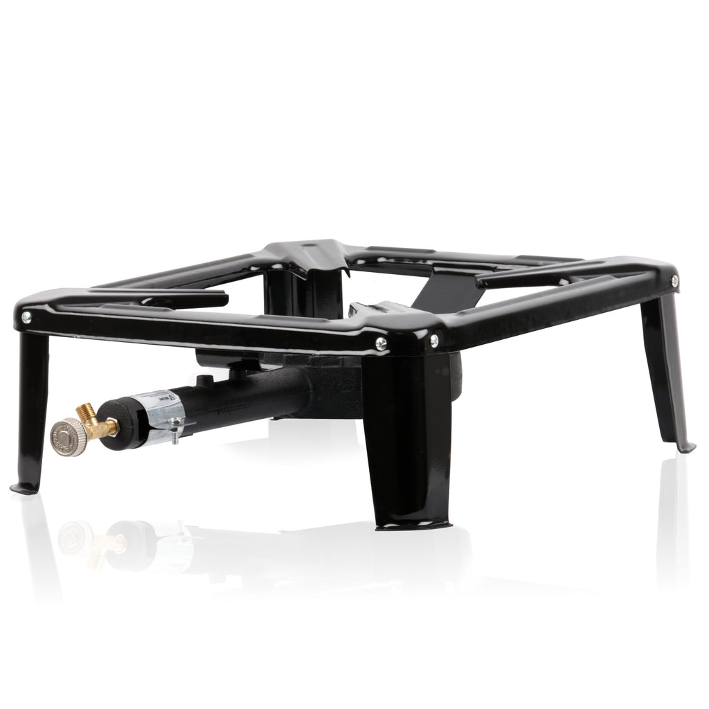 Cuisinière à gaz en fonte, 1 brûleur à gaz, 40 x 40 x 15 cm, 7 kW