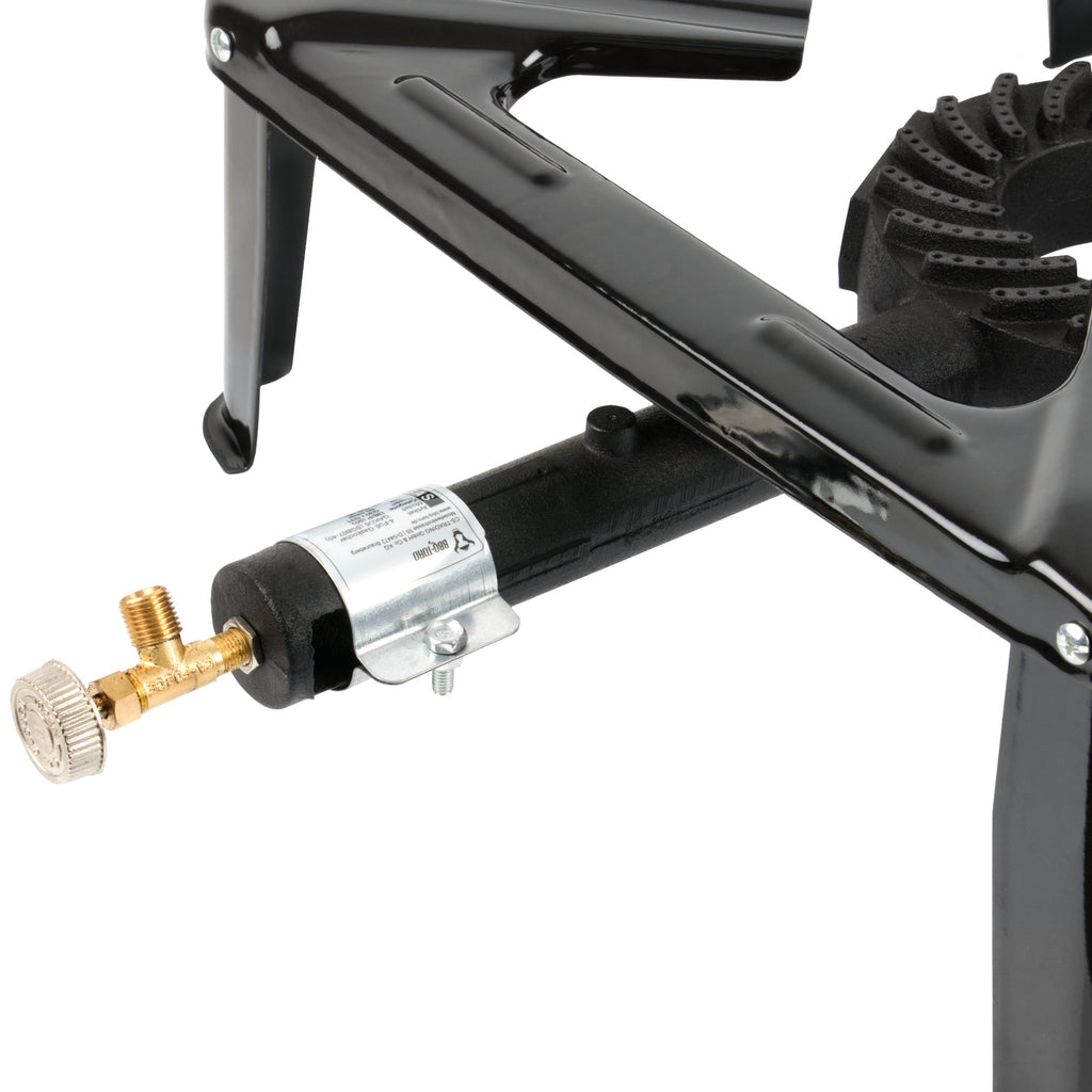 Cuisinière à gaz en fonte, 1 brûleur à gaz, 40 x 40 x 15 cm, 7 kW