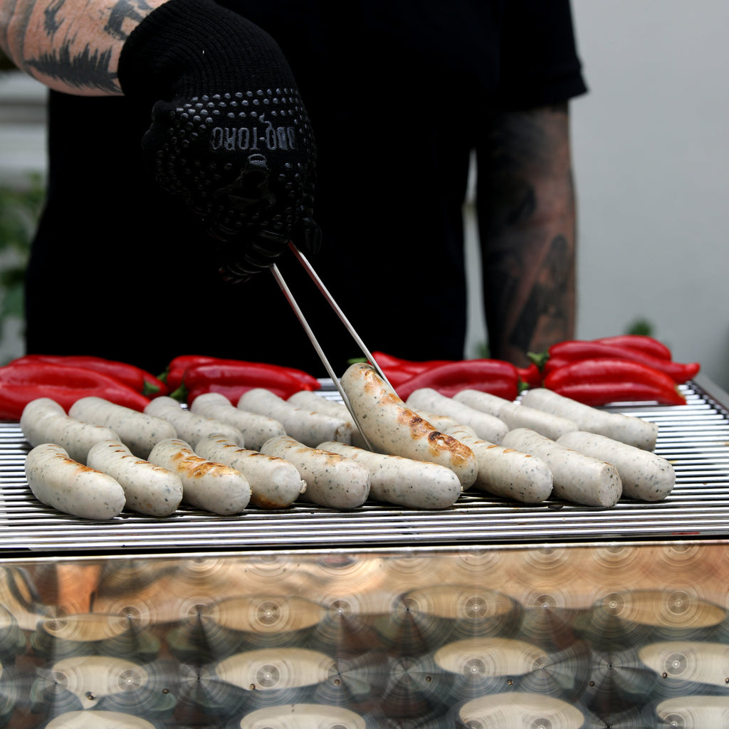 Plaque de cuisson professionnelle, acier inoxydable, 3 brûleurs, 64 x 52 x 27 cm