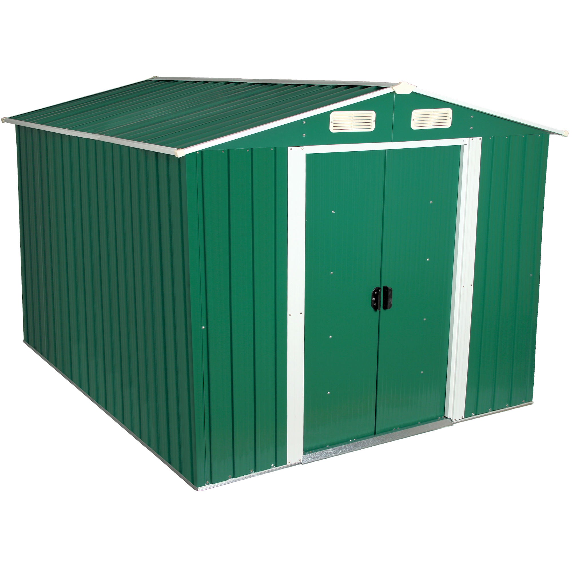 Abri de jardin, 236 x 303 x 190 cm, porte coulissante comprise