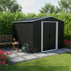 Garden shed, 236 x 303 x 190 cm, including sliding door