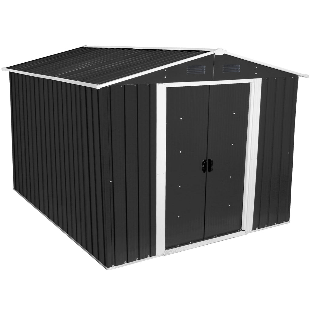 Garden shed, 236 x 303 x 190 cm, including sliding door