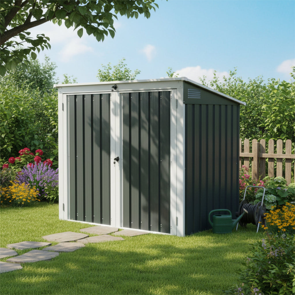 Garden cabinet, 158 x 101 x 134 cm, including ventilation grilles