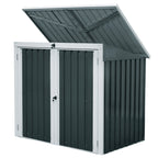 Armoire de jardin, 158 x 101 x 134 cm, grilles de ventilation incluses