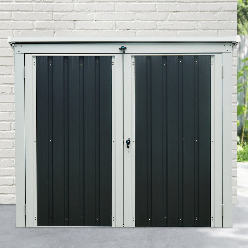 Garden cabinet, 158 x 101 x 134 cm, including ventilation grilles