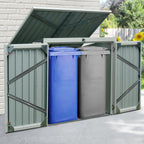 Armoire de jardin, 158 x 101 x 134 cm, grilles de ventilation incluses