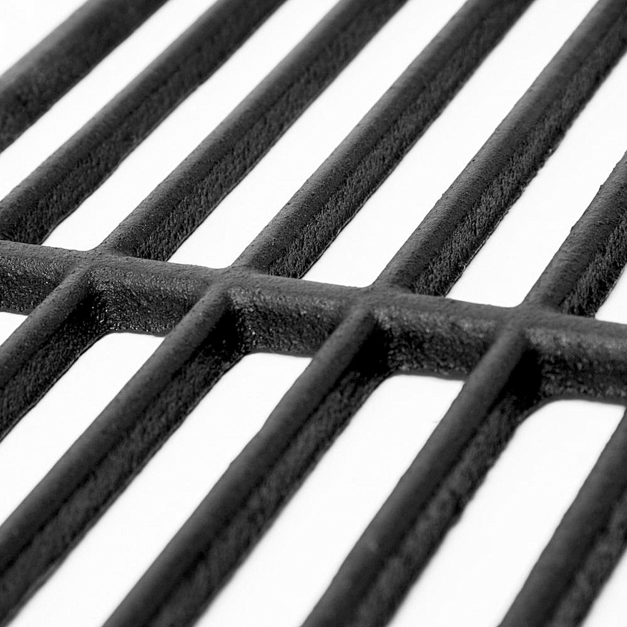 Grille de barbecue en fonte, lot de 2, 55 x 41,5 cm