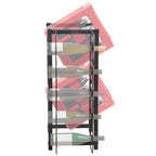 Beverage crate rack &amp; wine rack, 5 wine bottles and 2 crates