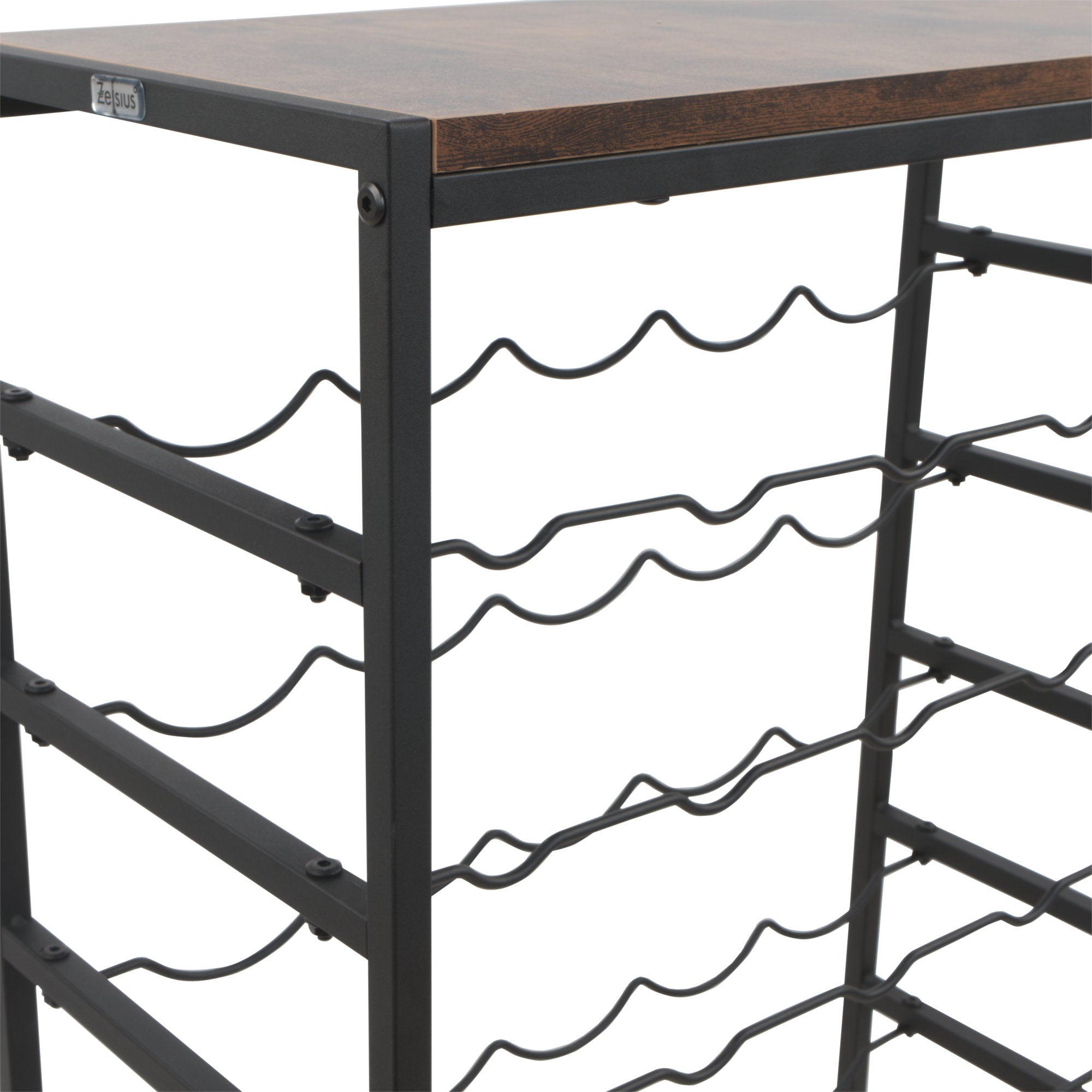 Wine rack, 30 wine bottles, with storage space