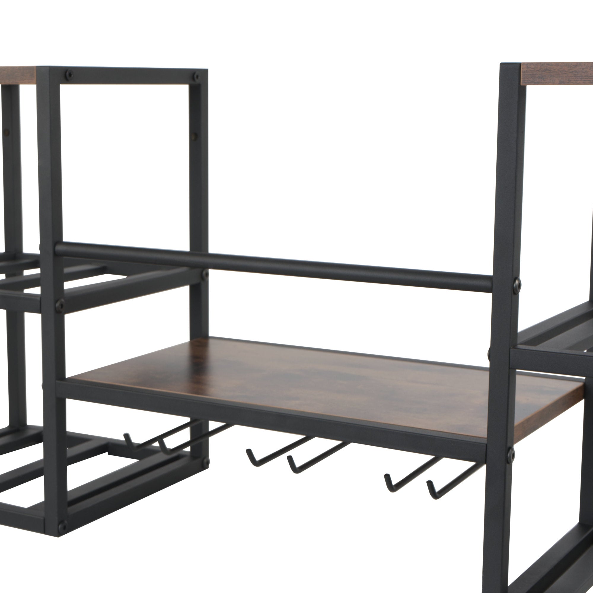 Wall-mounted wine rack