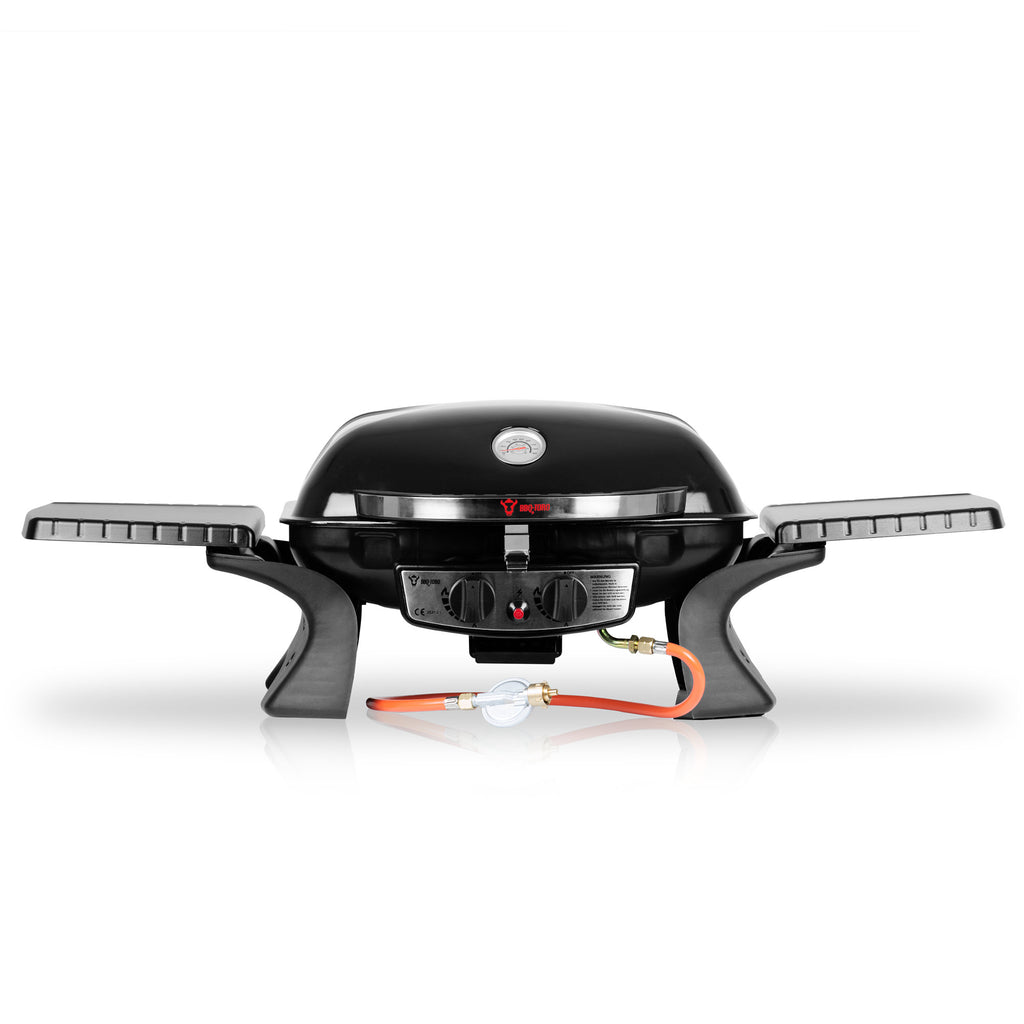 Tabletop gas grill, 2 burners, portable