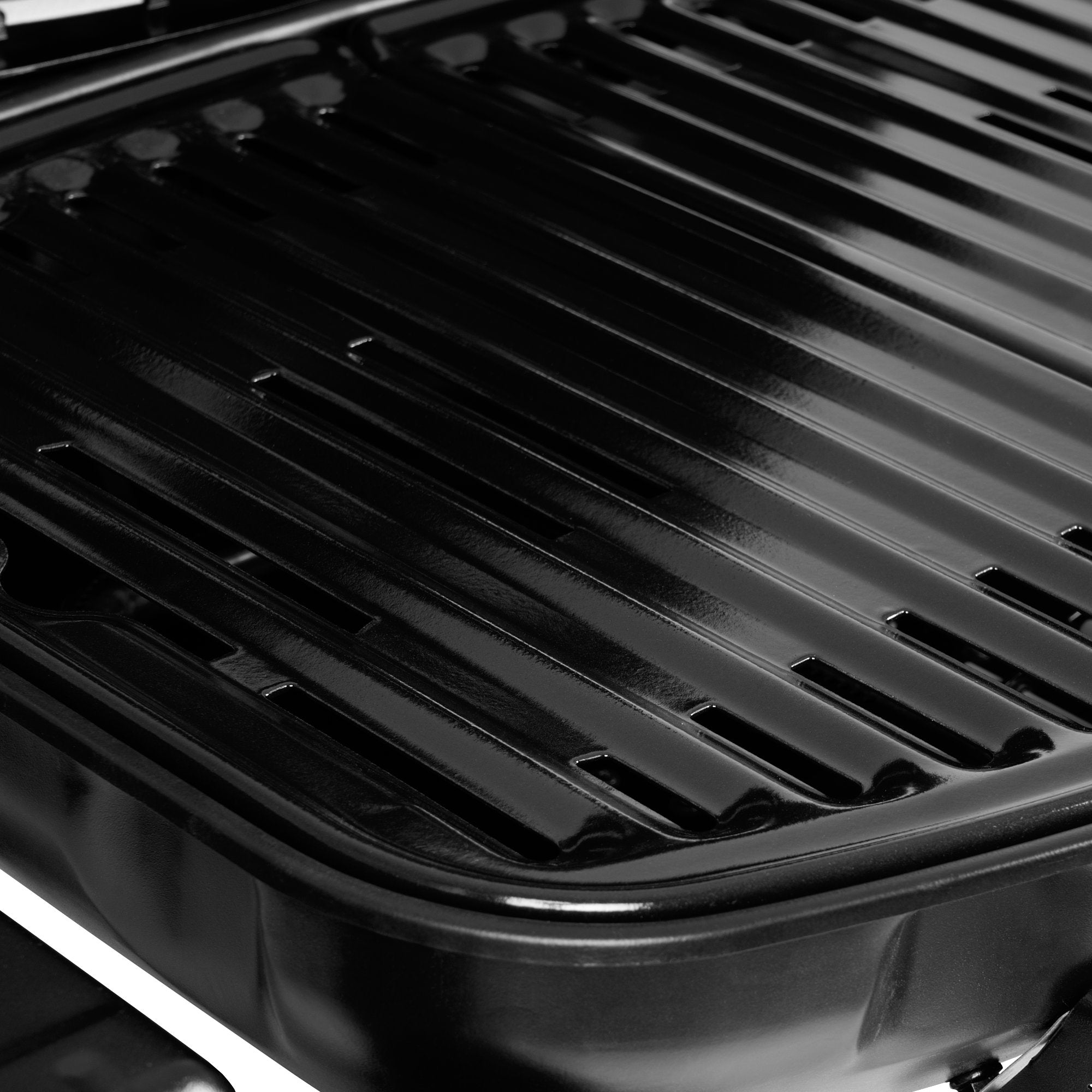 Barbecue à gaz de table, 2 brûleurs, portable, avec table de cuisson.