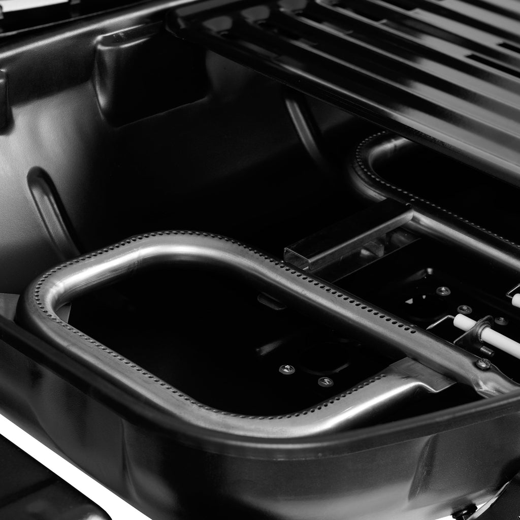 Tabletop gas grill, 2 burners, portable