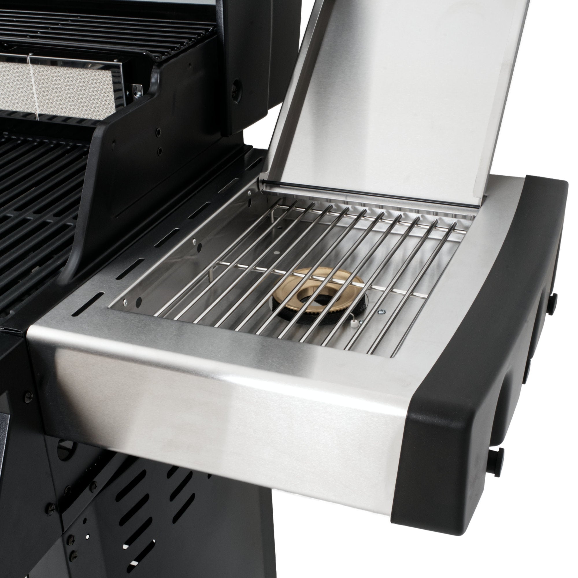 Gasgrill, Edelstahl, inkl. 4 Brenner, 1 Seitenbrenner, 1 Infrarotbrenner