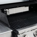 Gasgrill, Edelstahl, inkl. 4 Brenner, 1 Seitenbrenner, 1 Infrarotbrenner