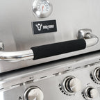 Gasgrill, Edelstahl, inkl. 4 Brenner, 1 Seitenbrenner, 1 Infrarotbrenner