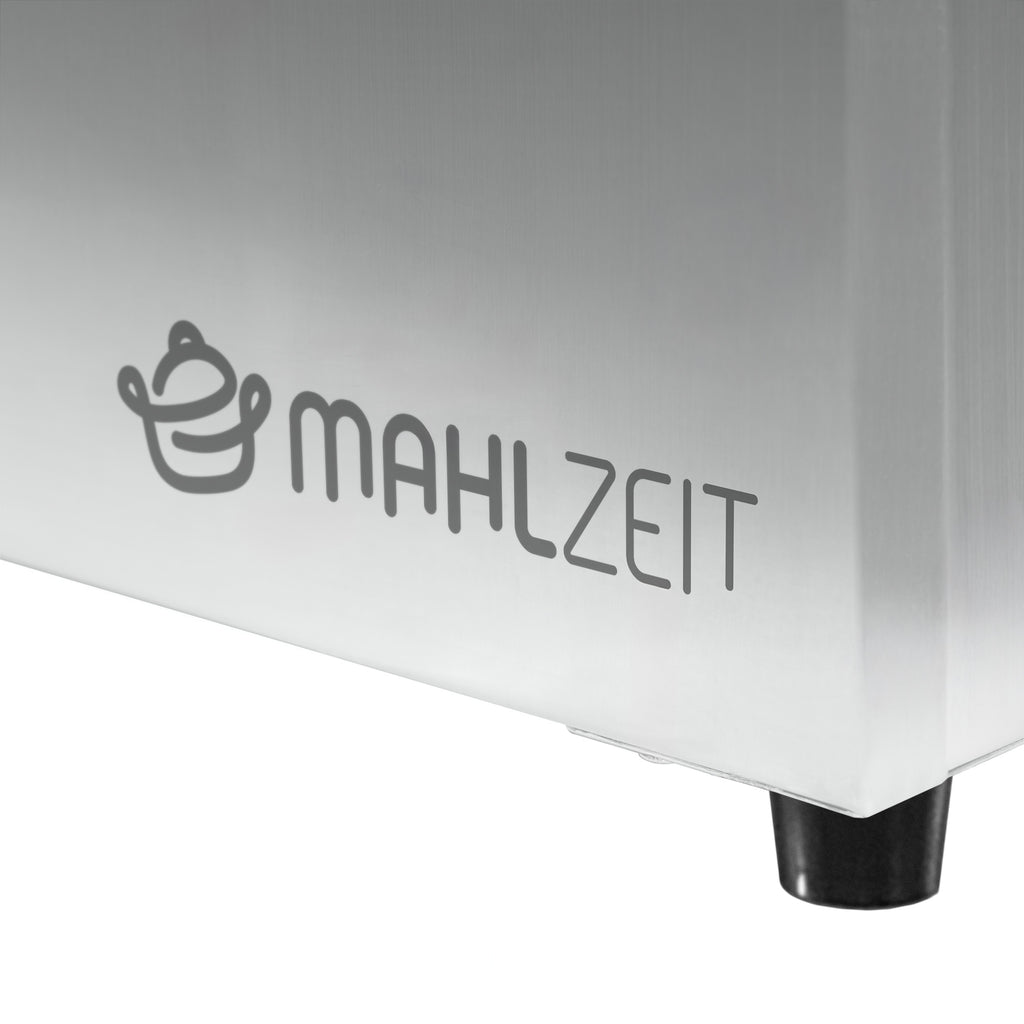 Récipient à ingrédients en acier inoxydable, couvercle amovible, avec pieds en caoutchouc