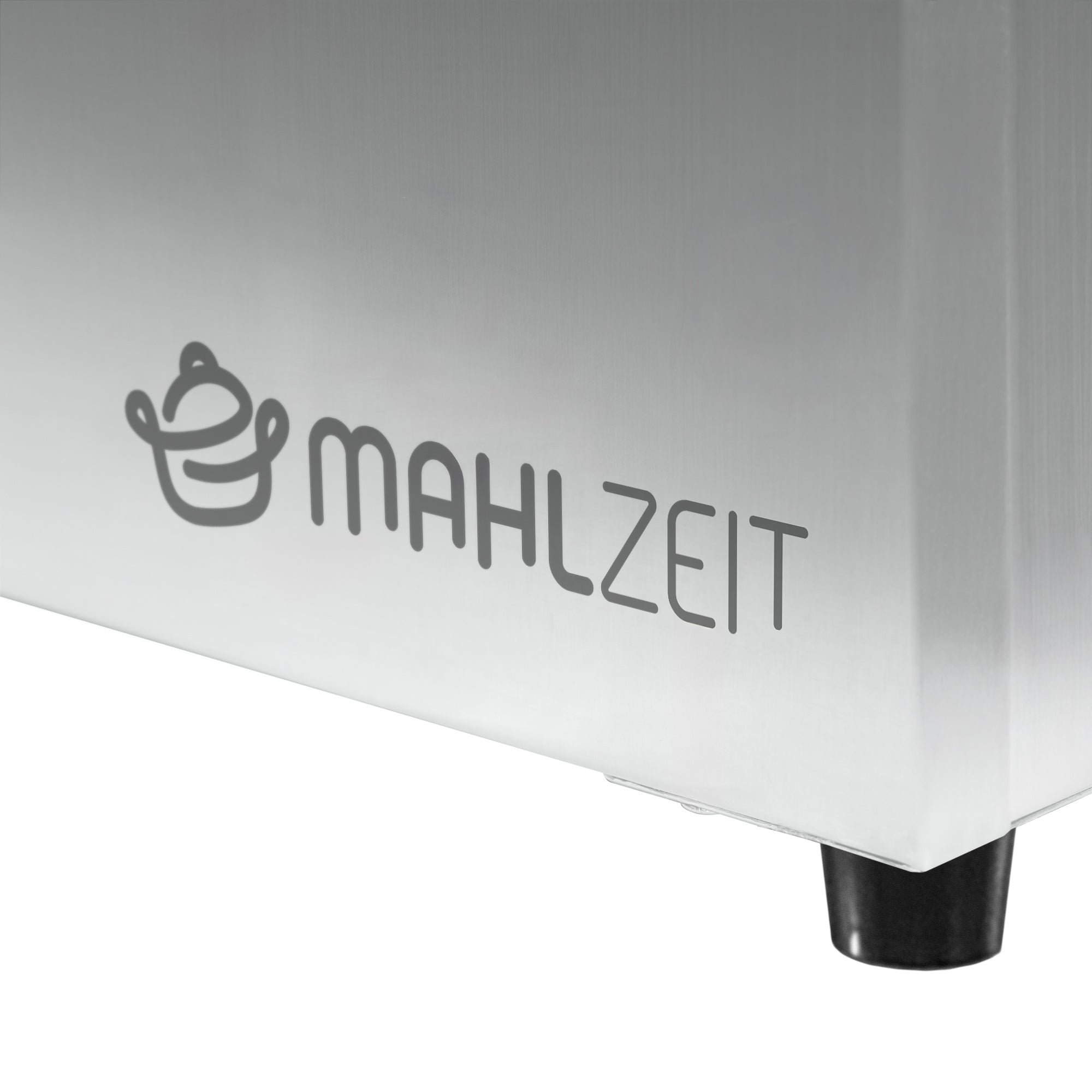 Récipient à ingrédients en acier inoxydable, couvercle amovible, avec pieds en caoutchouc