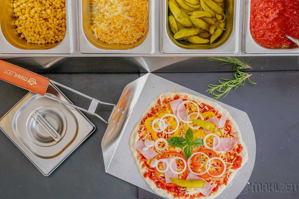 Récipient à ingrédients en acier inoxydable, couvercle amovible, avec pieds en caoutchouc