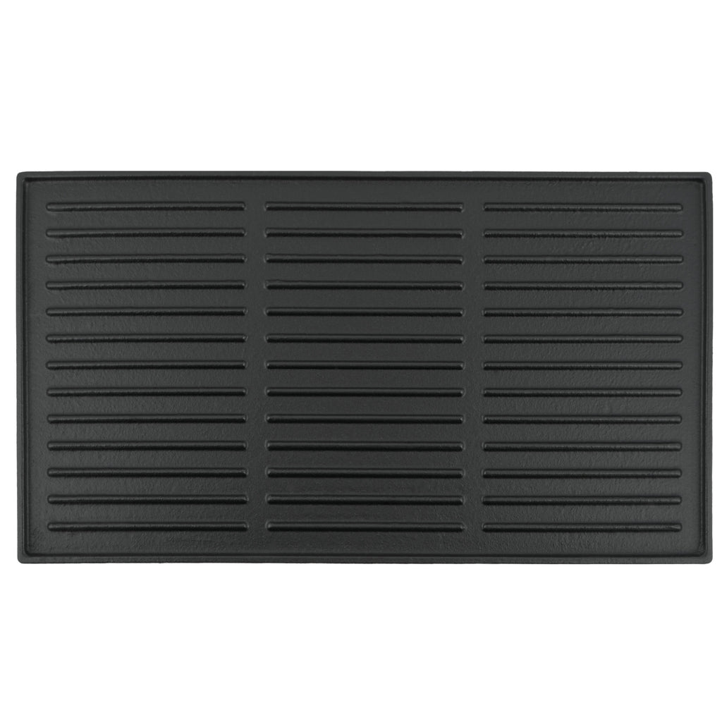 Reversible griddle, 44 x 24.5 cm, cast iron, enamelled, grill plate