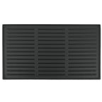Plaque de cuisson réversible, 44 x 24,5 cm, en fonte émaillée.