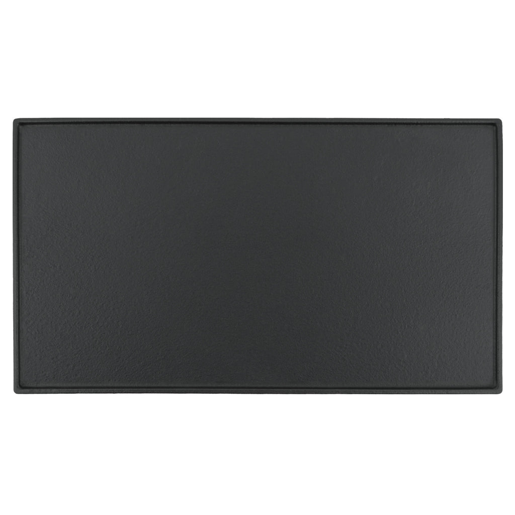 Reversible griddle, 44 x 24.5 cm, cast iron, enamelled, grill plate