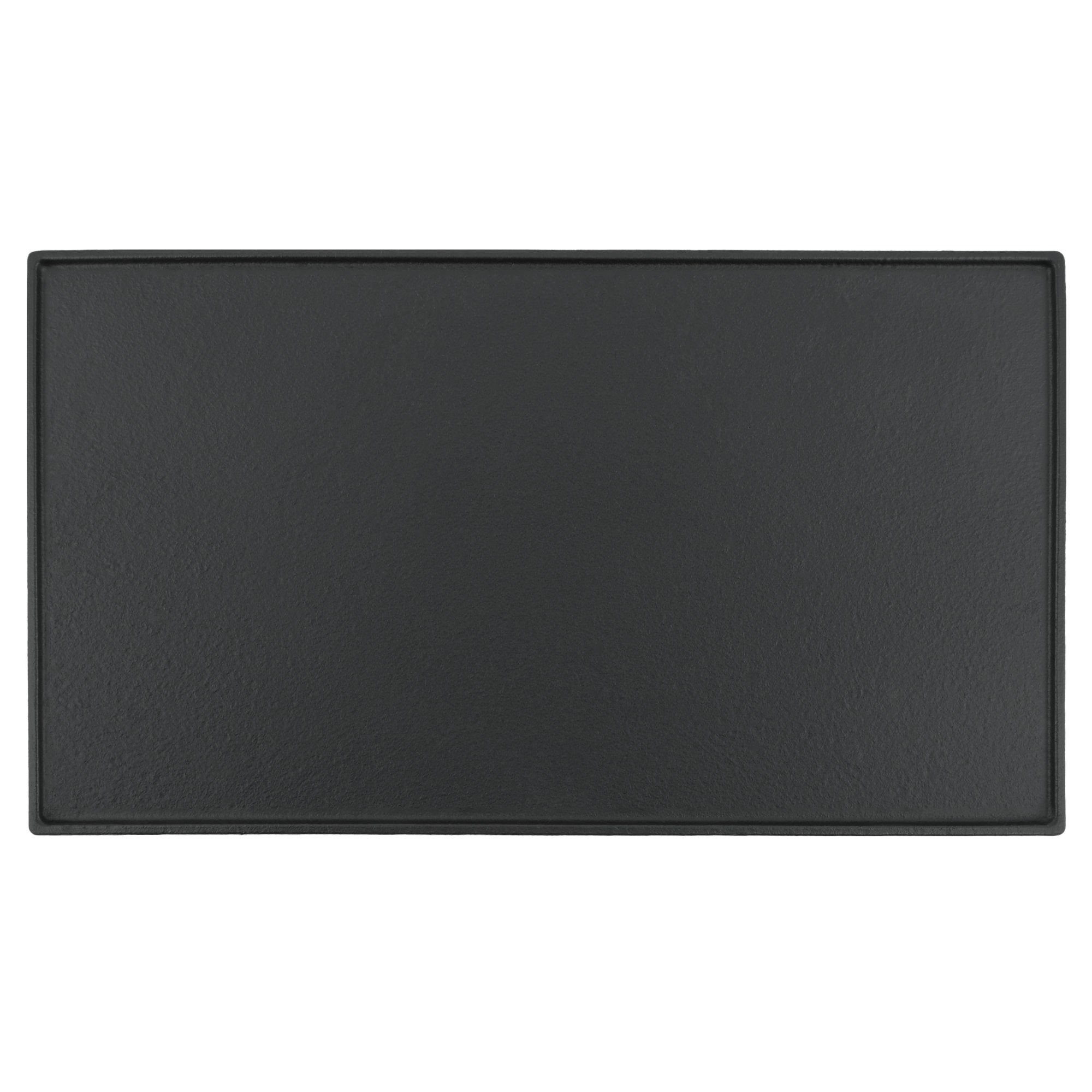 Plaque de cuisson réversible, 44 x 24,5 cm, en fonte émaillée.