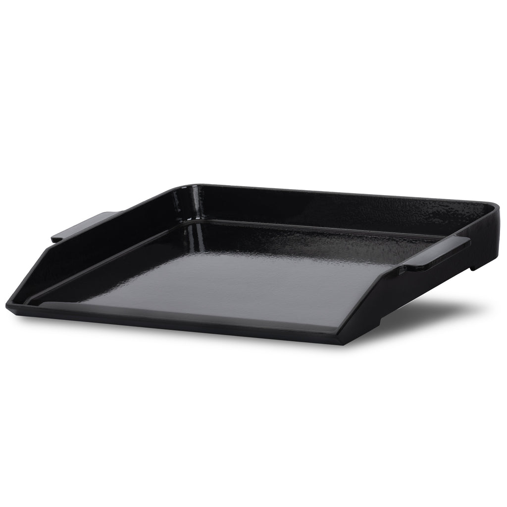 Plancha, 59 x 41 cm, cast iron, enamelled, grill tray