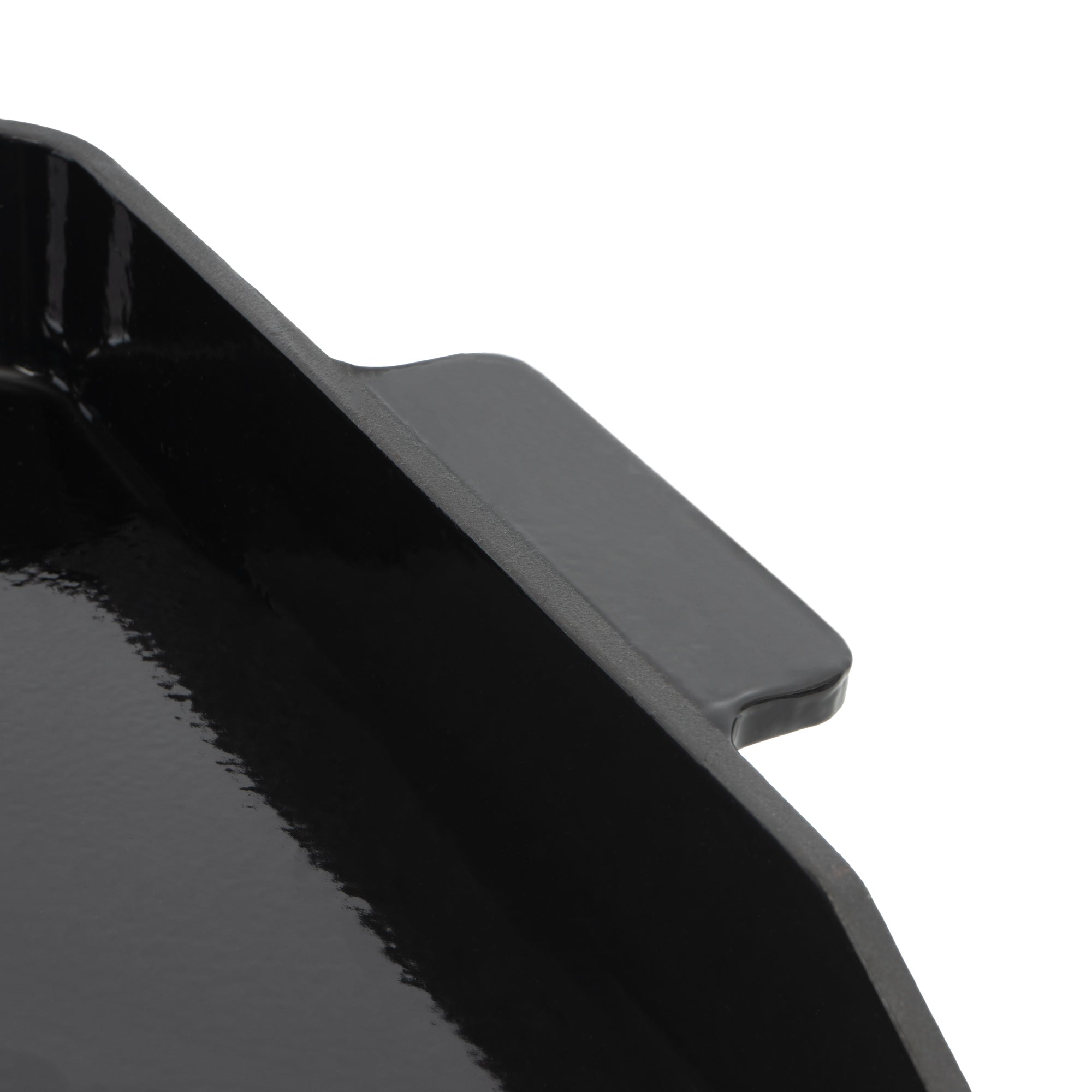 Plancha, 59 x 41 cm, en fonte émaillée, avec grille.