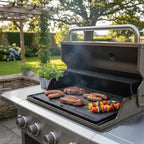 Reversible griddle, cast iron, grill plate