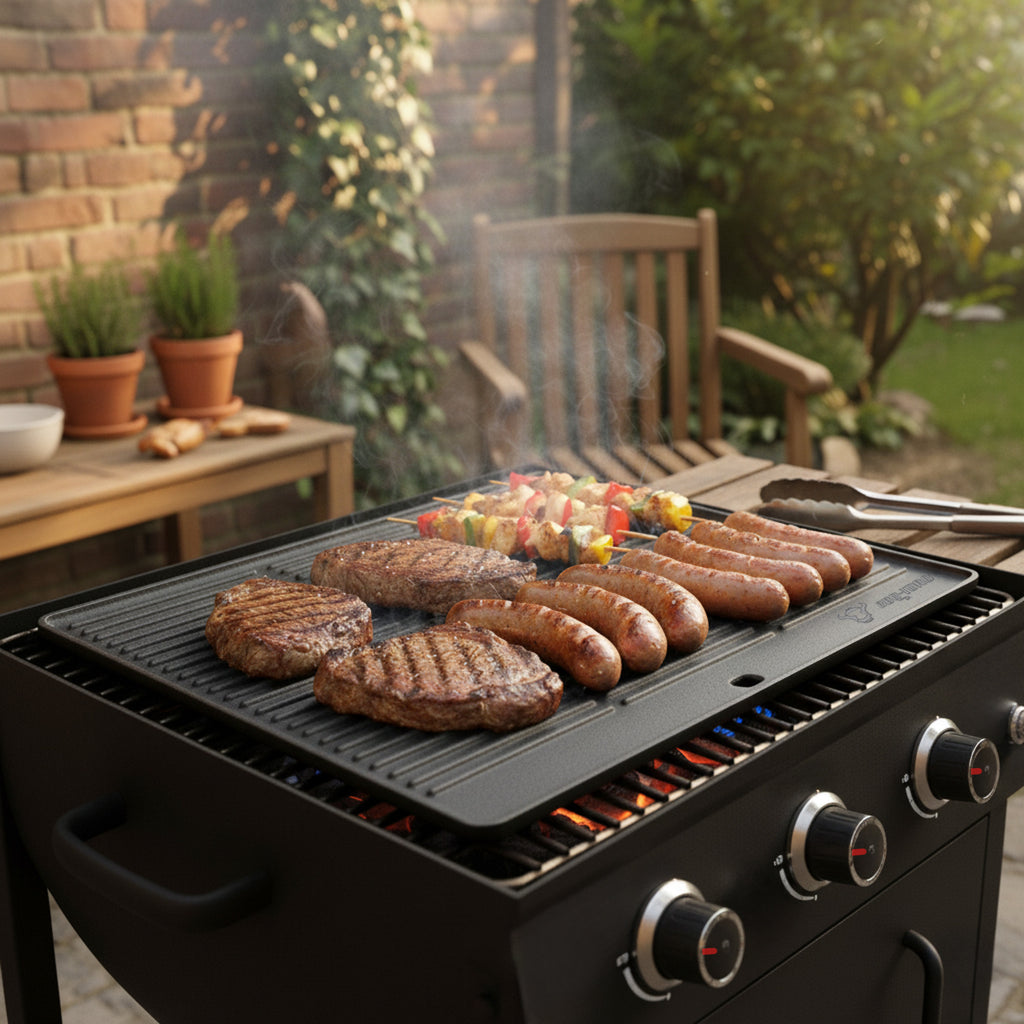 Wendeplatte, Gusseisen, Grillplatte