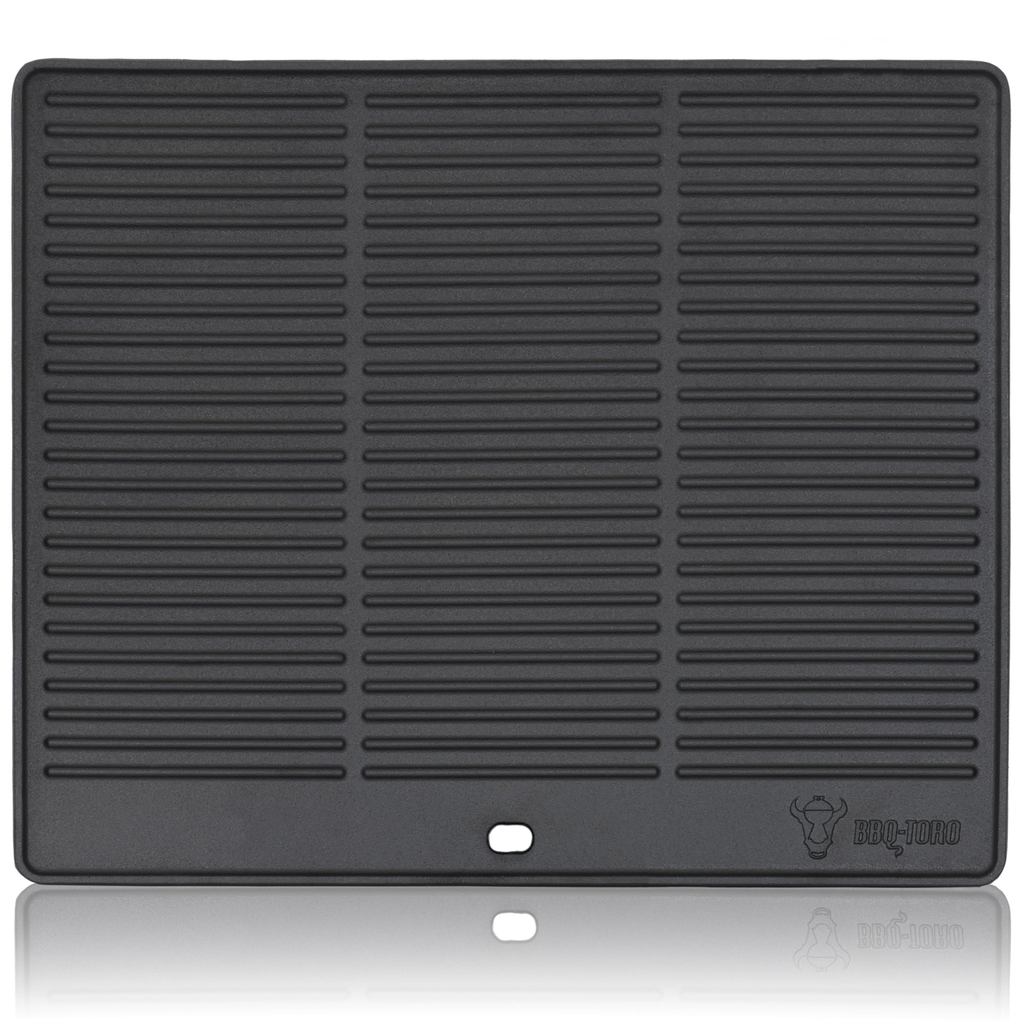 Plaque de cuisson réversible en fonte