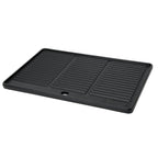 Reversible griddle, cast iron, grill plate