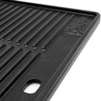Reversible griddle, cast iron, grill plate