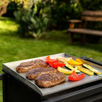 Plancha, acier inoxydable, plateau de cuisson