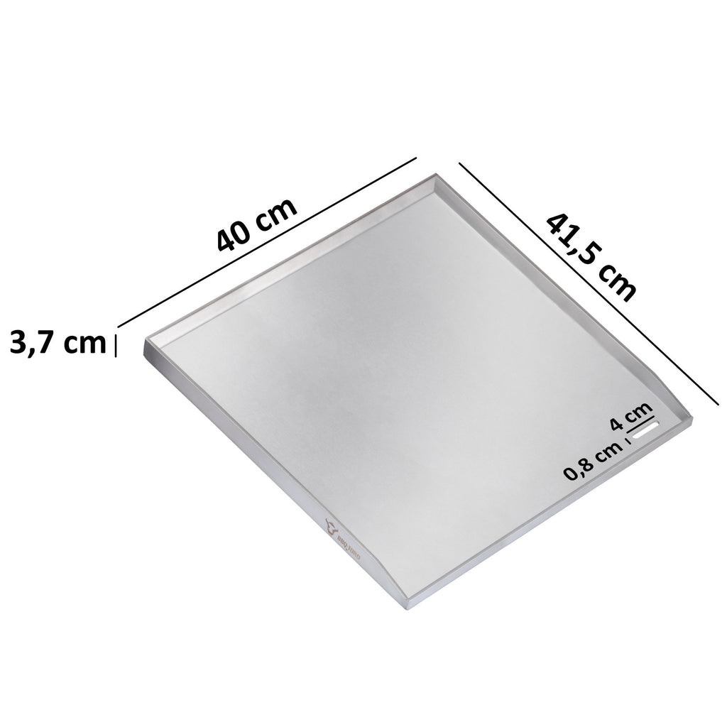 Plancha, acier inoxydable, plateau de cuisson