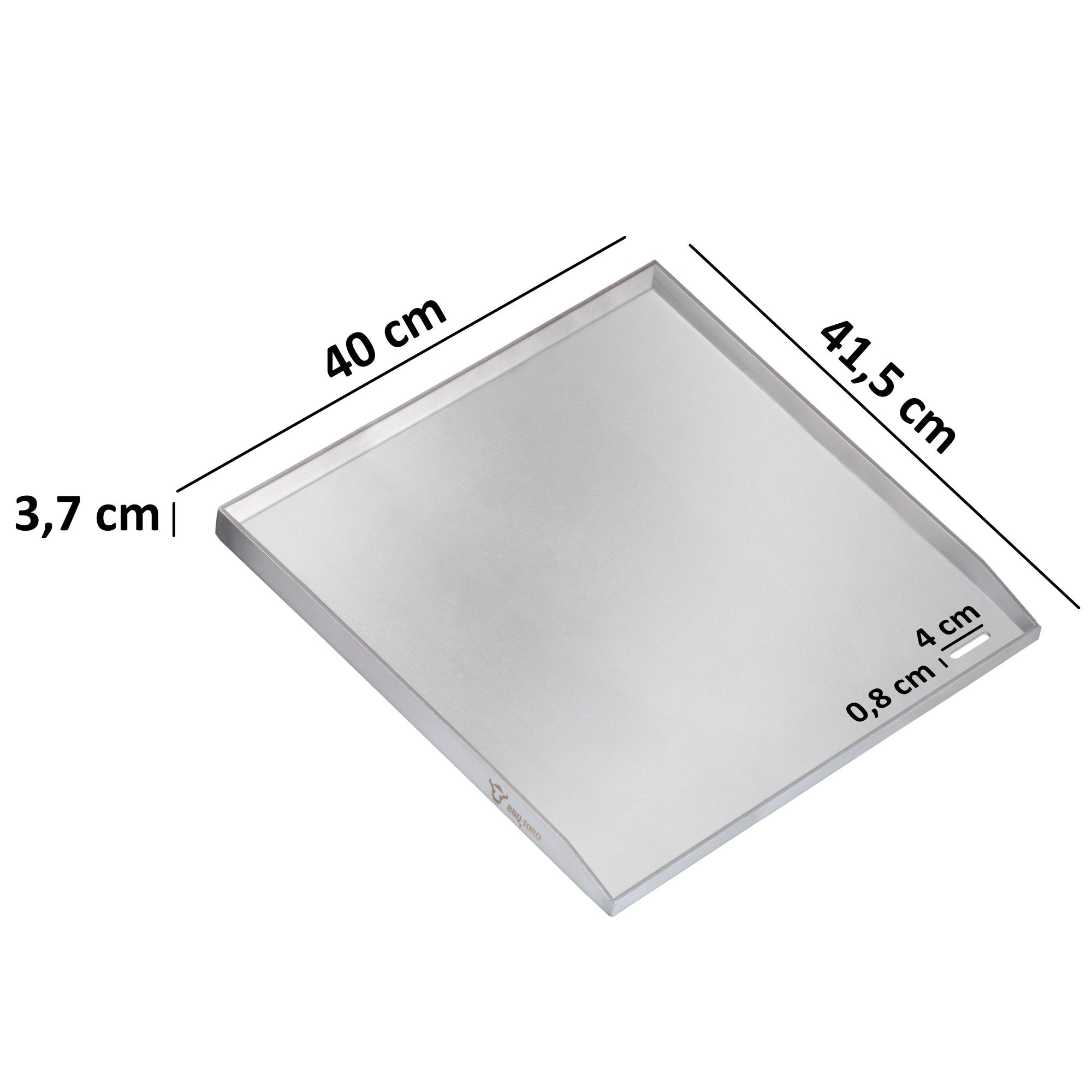 Plancha, acier inoxydable, plateau de cuisson