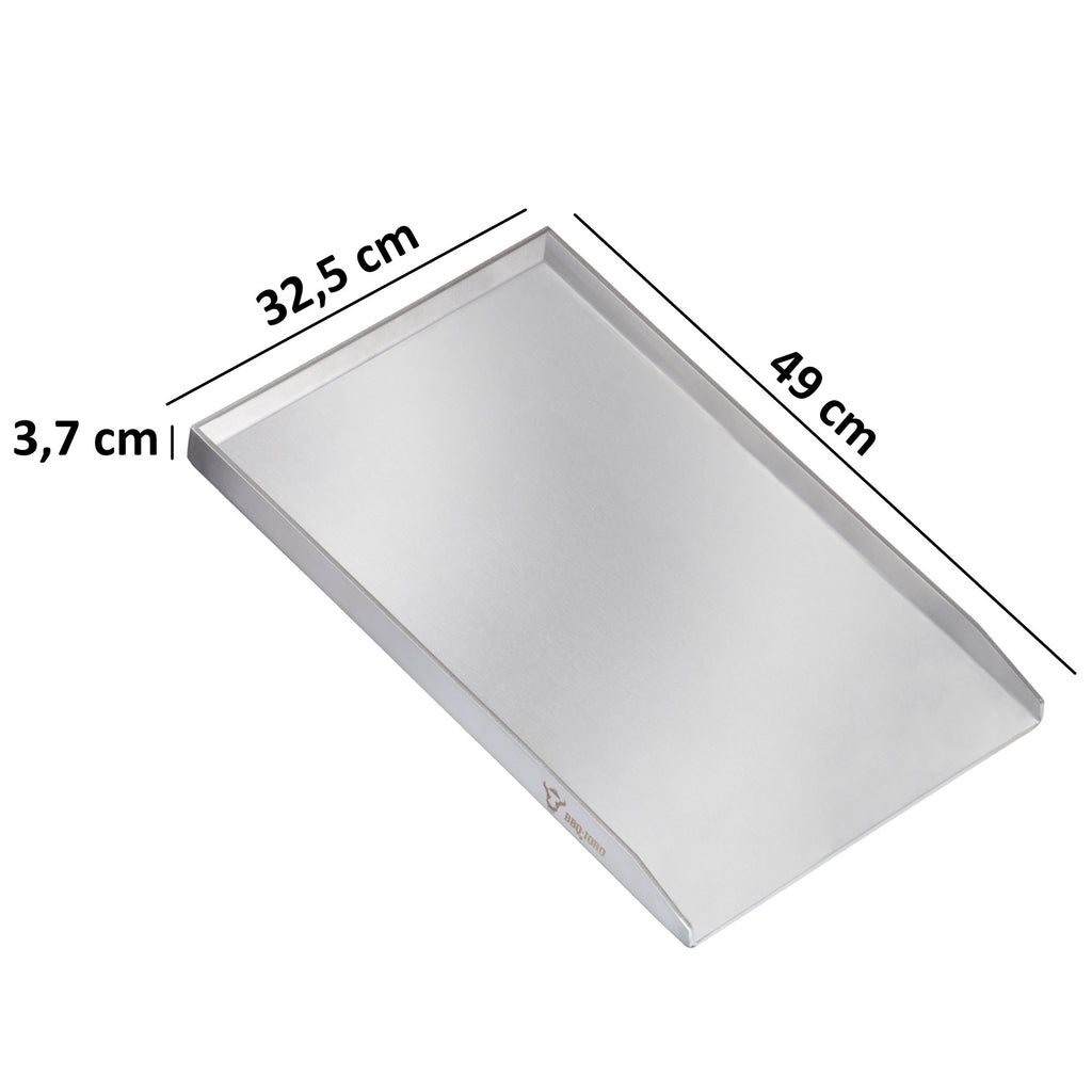 Plancha, acier inoxydable, plateau de cuisson