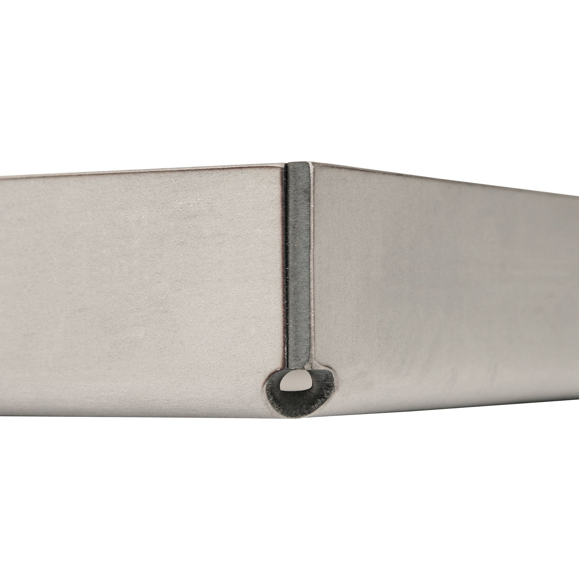 Plancha en inox avec égouttoir d'angle et plateau de cuisson