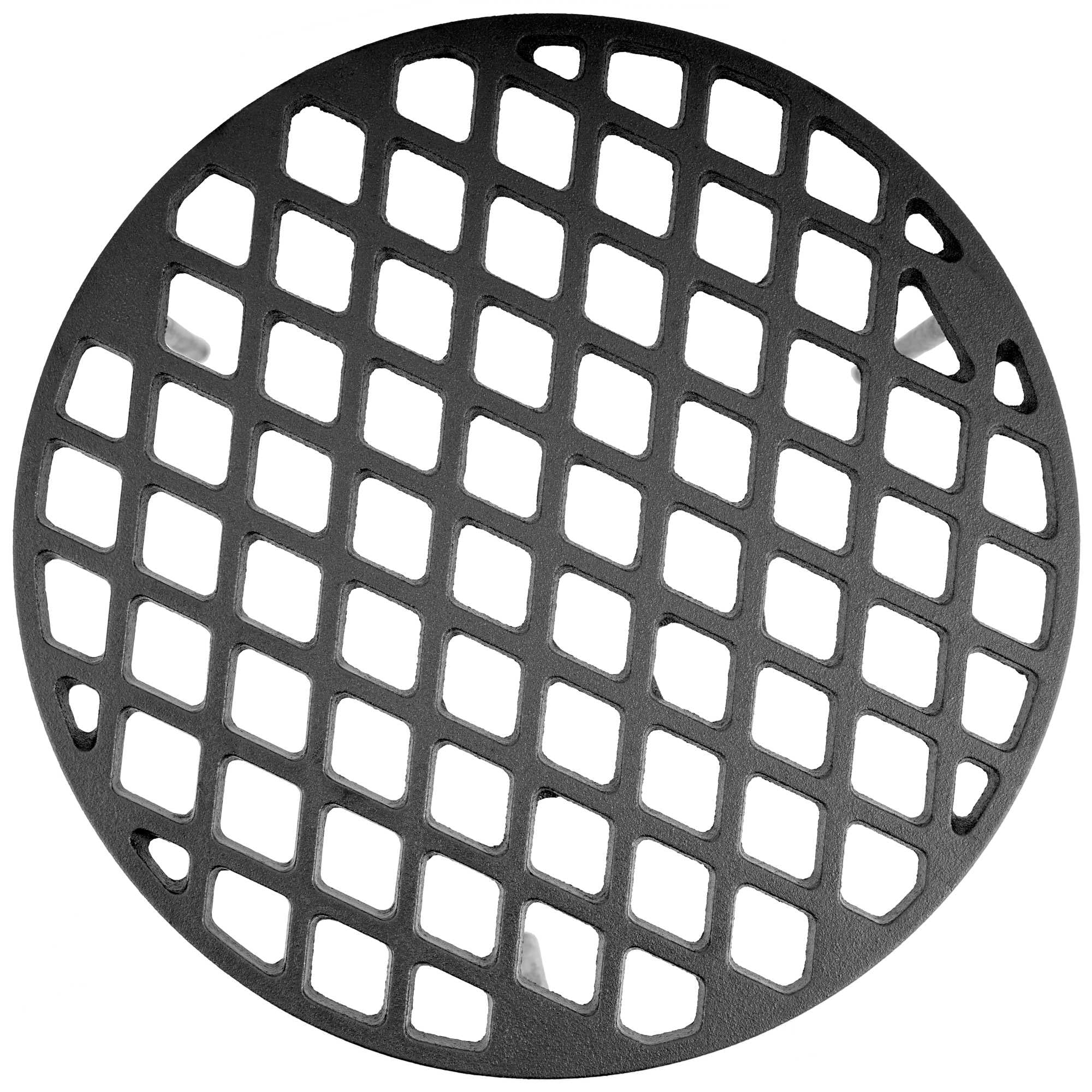 Grille de barbecue en fonte, à 3 pieds, ronde