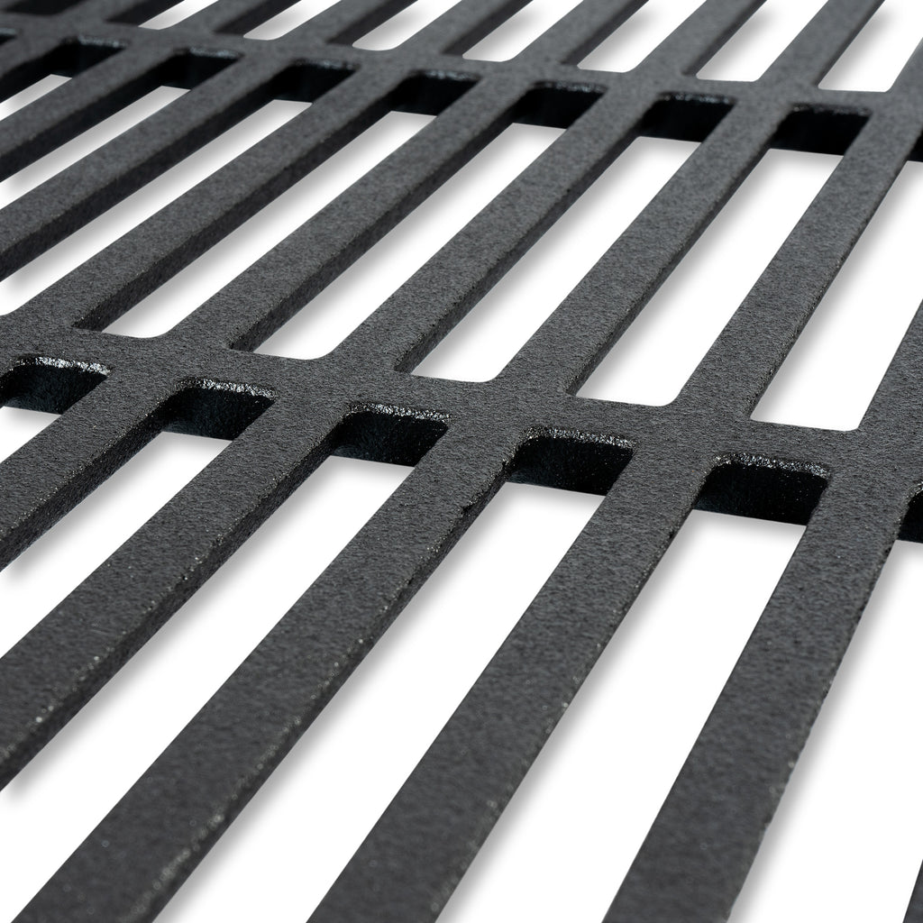 Grille de barbecue, lot de 2, en fonte