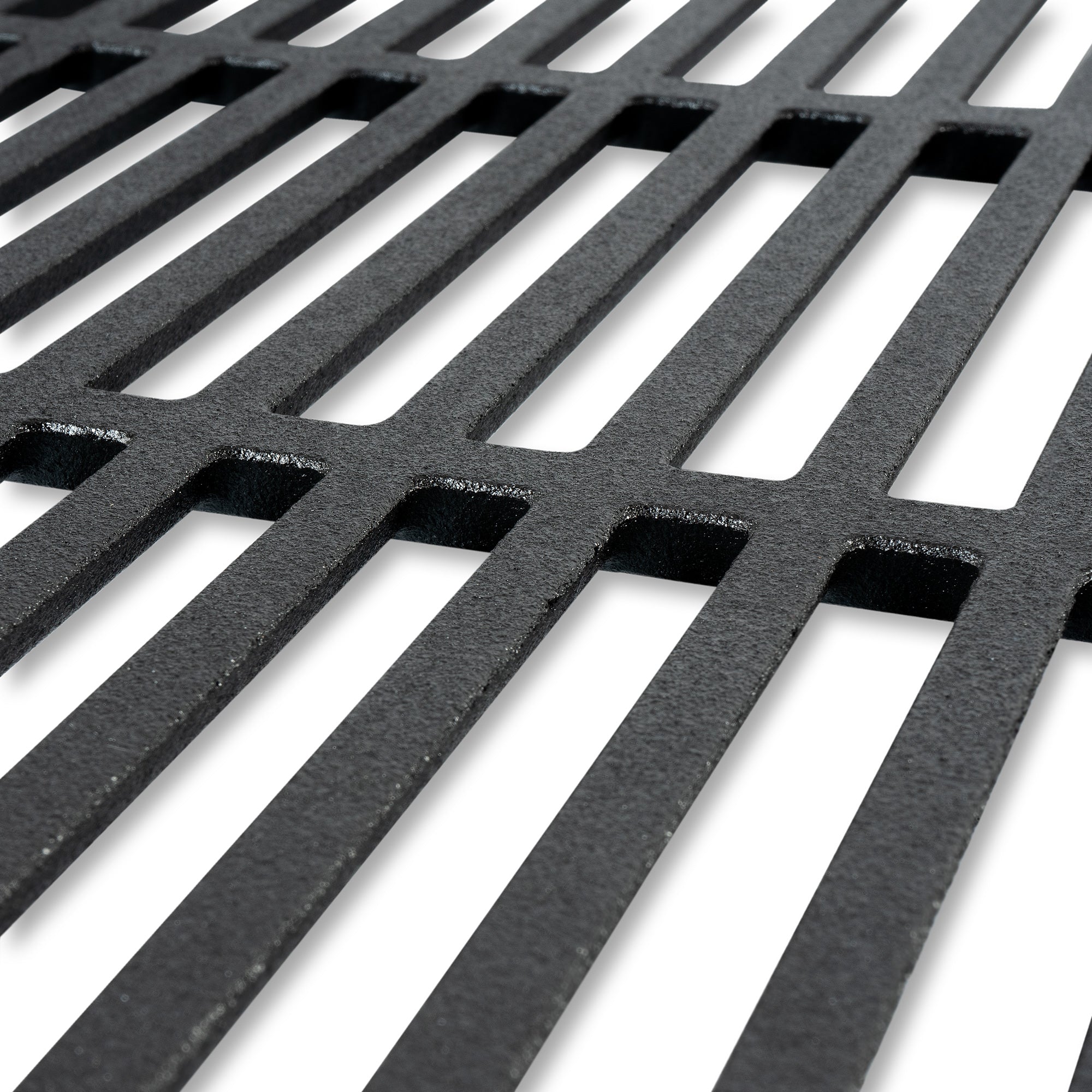 Grille de barbecue, lot de 2, en fonte