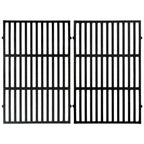 Grille de barbecue, lot de 2, en fonte