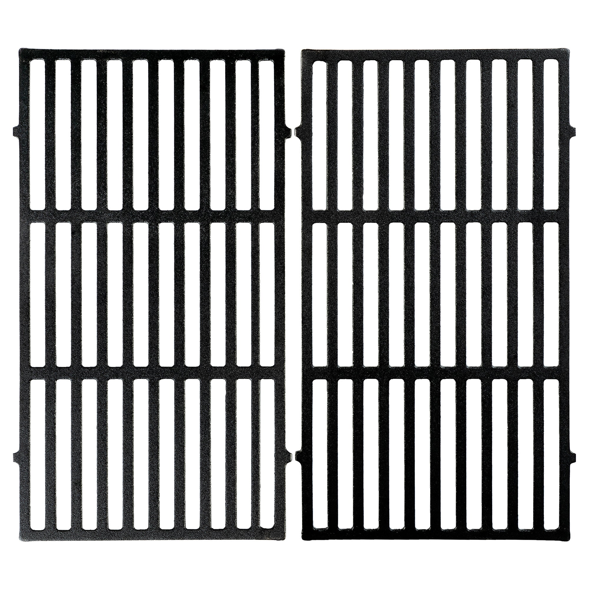Grille de barbecue, lot de 2, en fonte