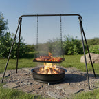 Ensemble de balançoire pour barbecue, 10 pièces, comprenant 8 crochets